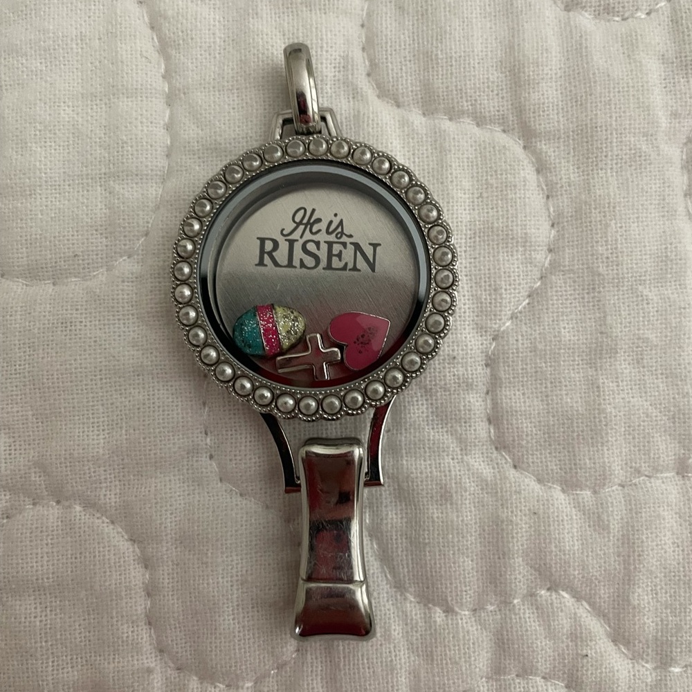 Origami owl badge locket